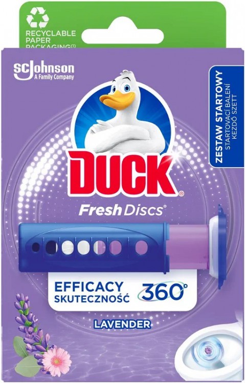 WC Duck Fresh Discs 36ml Levandule | Čistící, dezinf.prostř., dezodoranty - Přípravky na WC - Závěsy na WC a pissoárové kostky WC Duck Fresh Discs 36ml Levandule | Čistící, dezinf.prostř., dezodoranty - Přípravky na WC - Závěsy na WC a pissoárové kostky